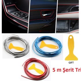 Resim Araba Dekorasyon Şeridi 5 Metre Trim Şeridi 5224 