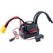 Resim Leezsing 60a Esc Bec Xt60 Fişli 2-3s Su Fırçasız Esc 1/10 Rc Araba 3650 3660 Motor Rc Arazi Paletli Araba Elektronik Hız Kontrol Cihazı 