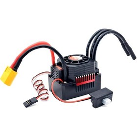 Resim Leezsing 60a Esc Bec Xt60 Fişli 2-3s Su Fırçasız Esc 1/10 Rc Araba 3650 3660 Motor Rc Arazi Paletli Araba Elektronik Hız Kontrol Cihazı 