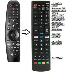 Resim Lg Led Tv Sihirli Kumanda An-Mr18Ba 2018 Uzaktan Kumanda-Sk - Yedek Kumandası 