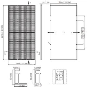 Resim Smart Phono Solar 550 Watt Bifacial Twinplus Güneş Paneli 