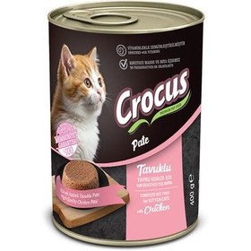 Resim Crocus Pate Kitten Tavuk Etli Yavru Kedi Konservesi 400 Gr 