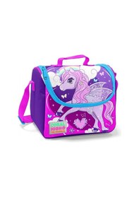 Resim Coral High Mor-pembe Unicorn Baskılı Termoslu Beslenme Çantası - 