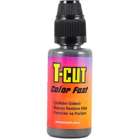 Resim T Cut Colour Fast (100ml) (Gri) Hızlı Renklendirici & Çizik Giderici & Boya Restore Edici 