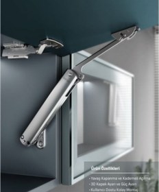 Resim Samet Slim Mech Tekli Kalkan Kapak Mekanizması 