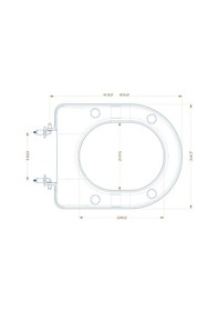 Resim Abs Klozet Kapağı Duvara Sıfır Gala Modeli 