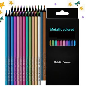 Resim Değer seti 12/24 paket Ergonomik Metalik Renkli Kalem, Çizim, Çizim, Sanat Eseri için İdeal, Yüksek Kaliteli Siyah Ahşap Renkli Kalem Yazma İşaretleme kalem, Kırtasiye, Okul Malzemeleri, tatil hediyesi 