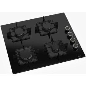 Resim Ferre QBL63CS - SS205 - D077 Flowart Serisi Siyah Ankastre Set 