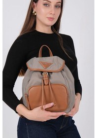 Resim Silver Polo Sp1231 Kadın Sırt Çantası Saten Yeşil-taba 