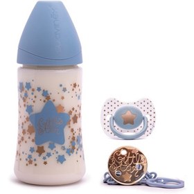Resim Suavinex Haute Couture Biberon Seti - Mavi 