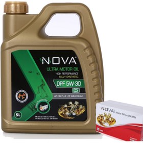 Resim Nova 5w-30 5 Litre Tam Sentetik Dpf - Cat Motor Yağı X4 