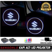 Resim Suzuki Araçlar Için Pilli Yapıştırmalı Kapı Altı Led Logo (489391227) 