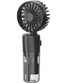 Resim Yaz İçin Mini Şarj Edilebilir El Tipi Vantilatör Cloud D Siyah, 