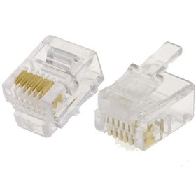 Resim Telefon 6Pinli Jak Fişi 6P/6C Rj12 - 100Adet 