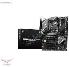Resim MSI B760 GAMING PLUS WIFI SOKET 1700 DDR5 6800(OC) (OUTLET) 