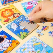Resim 10/20/30 adet Karikatür Hayvan Bulmacaları - Gençler için Eğitici Kağıt Jigsaw Oyuncakları, Mükemmel Doğum Günü Partisi Hediyeleri ve Hediye, Halloween/Şükran Günü/Noel için Çeşitli Tasarımlar 