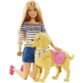 Resim Barbie ve Tuvalet Eğitimindeki Köpeği DWJ68 