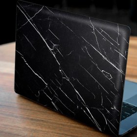 Resim Siyah Mermer Notebook Sticker, Laptop sticker,, Hp Sticker, Asus Sticker, 15.6 inç Sticker 