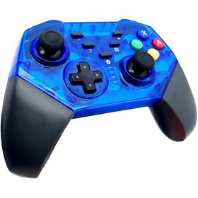 Resim 8579 Switch Pro denetleyici Kablosuz Bluetooth Gamepad Mavi 