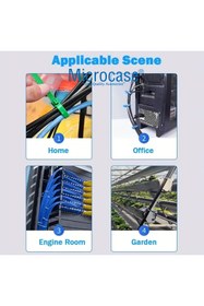 Resim Microcase Yeniden Kullanılabilir Bağcık Kablo Eşya Sabitleme Düzenleme Bağı 20cm 10 ADET - AL5254 