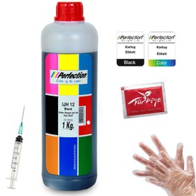 Resim Perfection Hp 47 Kartuş Uyumlu Dolum Mürekkebi Black 1 Kg. 