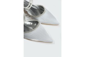 Resim Duxal Shoes Bilekten Bağlamalı Topuklu Ayakkabı- Babet Emily 
