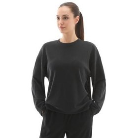 Resim Skechers W Lounge Loose Crew Neck Kadın Sweatshirt Siyah 