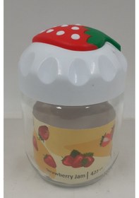Resim Çilek Desenli Kavanoz 1 Adet 425 Cc Royaleks-ck425 