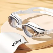 Resim YLIKE Unisex Su Geçirmez ve Anti-Sis Yüzme Gözlüğü Yetişkinler İçin - Şeffaf Lens, Rahat Uyum, Havuz ve Açık Su Yüzme İçin İdeal, Yüzme Aksesuarları, Açık Hava Yüzme Ekipmanları, Şık Gözlük Tasarımı, Dayanıklı Gözlükler 