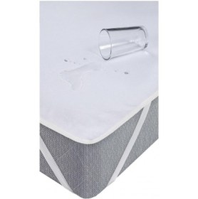 Resim Altın Karma 160x200 Cm Köşe Lastikli Sıvı Geçirmez Pamuk Alez Beyaz 