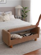 Resim evodeko Sandıklı Camel Bench Puf 