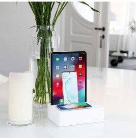 Resim Alldock Wireless Kablosuz Şarj Standı - Beyaz 