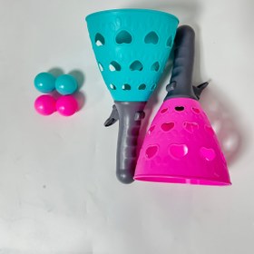 Resim 4 Toplu Bahçe Oyun Seti - 2 Tutma Fırlatıcı ile İç ve Dış Mekan Oynamak, Dayanıklı Diğer Plastik Yapı, Plaj ve Etkin Eğlence için Mükemmel, Plaj Oyun Seti | Çok Yönlü Oyun Seti | Dayanıklı Plastik 