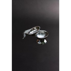 Resim Paslanmaz Çelik Altlıklı Çay Süzgeci, Dayanıklı ve Şık Tasarım 