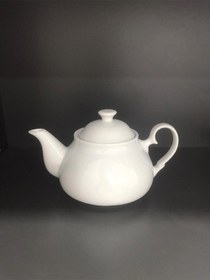 Resim Bahar Porselen Porselen Demlik Beyaz 750 Cc Yerli Üretim 