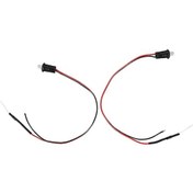 Resim 12v Yanıp Sönen Sahte Araba Alarmı Gösterge Paneli Montajlı Led Işık Mavi 