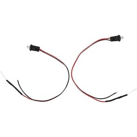 Resim 12v Yanıp Sönen Sahte Araba Alarmı Gösterge Paneli Montajlı Led Işık Mavi 