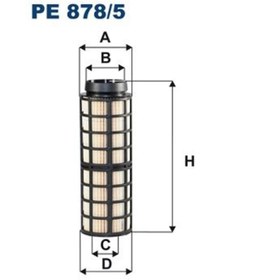 Resim FILTRON PE878/5 Yakit Filtresi Daily VI 16 5802050393 PE8785 (WC676279) 