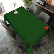 Resim 1 Adet Casino Parti Masa Örtüsü - Derin Yeşil Oyun Kartları Desenli, Poker Geceleri İçin Ekstra Uzun Yemek Masası Kılıfı, Cadılar Bayramı Dekorasyonu, Resmi Etkinlikler - Dayanıklı Polyester Kumaş, Şık Tasarım, Kolay Temizlenebilir Malzeme, Etkinlik Planlayıcıları 