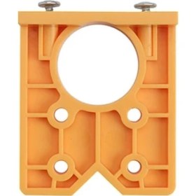 Resim 1 Adet Sarı Menteşe Delik Delme Kılavuzu Bulucu Menteşe Delme Jig Matkap Uçları Ağaç Işleme Kapı Delik Açıcı Dolap Aksesuarları Aracı 35MM (Yurt Dışından) 