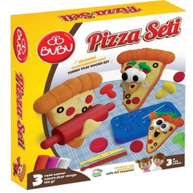 Resim Bu-Bu Oyun Hamuru Seti Pizza (S) BUBU-OH0020 