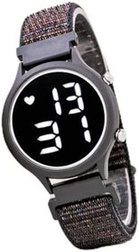 Resim Hayalet Ekran Dijital Kadran Cırt Kordon Unisex Çocuk Saati ST-304181 