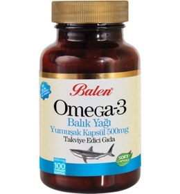 Resim Balen Omega 3 Balık Yağı 100 Yumuşak Kapsül 