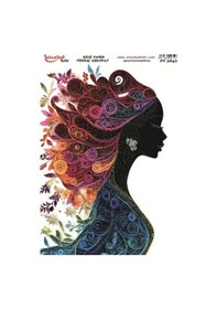 Resim Pirinç Dekopaj Kağıdı 30x42cm Pt-3642 Kadın 