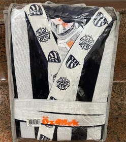 Resim Özdilek Deep Blue Kimono Bornoz L Beden 