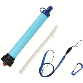 Resim Willowhaven Blue 528.34 Galon Taşınabilir Su Arıtma Çubuğu Kamp Dağcılık Acil Durum Filtresi 