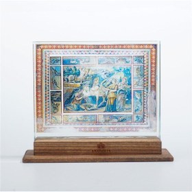 Resim Pegasus Mozaiği 3 Boyutlu Dekoratif Cam Obje 