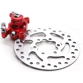 Resim Dofolink Elektrikli Scooter Ve Denge Arabası İçin Alüminyum-krom Çelik Fren Diski Seti 50.5mm Mesafe, 120mm Çap 