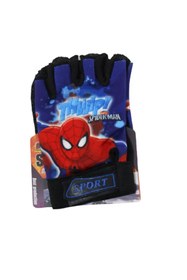 Resim Tex XBYC HJ-1509 ERKEK ÇOCUK ELDİVENİ - ÖRÜMCEK ADAM THWIP - KOYU MAVİ 
