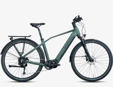 Resim 28J KRON ZEON 9V HD ELEKTRİKLİ ŞEHİR BİSİKLETİ - MAT YEŞİL SİYAH - 46 KADRO 